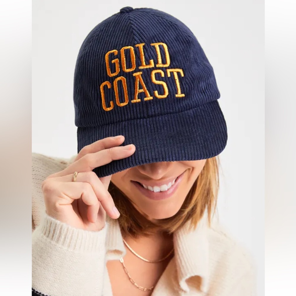 Lulus Navy Blue Corduroy Cap